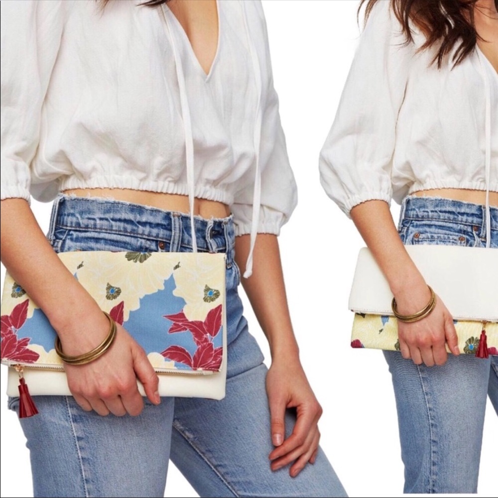 New Rachel Pally Reversible print clutch